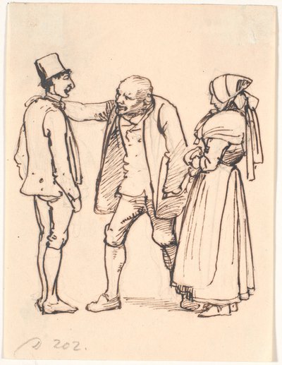 De schoonzoon door Wilhelm Marstrand