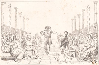 Het feest van Ægir door Wilhelm Marstrand