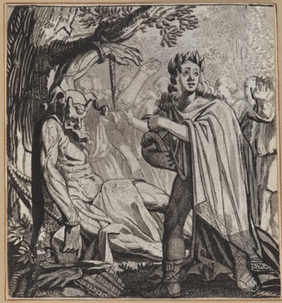 De dwaas die zich te veel met zijn kunst bezighoudt door Wilhelm Stettler