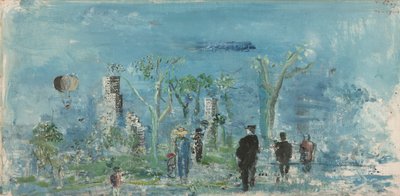 Central Park, New York door Wilhelm Thoeny