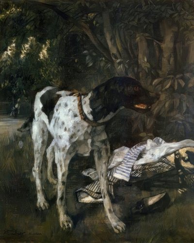 De Wachter door Wilhelm Trübner