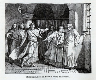 Verzoening van Ludwig met Friedrich door Wilhelm Werthmann