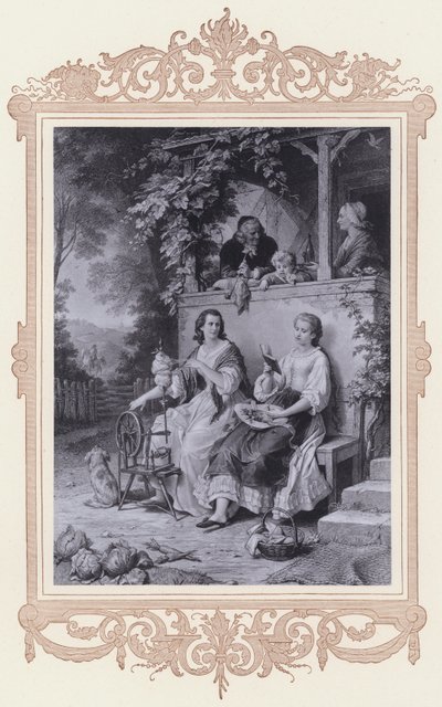 Friederike, Waarheid en Dichtkunst door Wilhelm von (after) Kaulbach