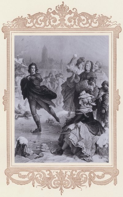 Goethe in Frankfurt door Wilhelm von (after) Kaulbach