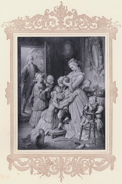 Lotte, Het Lijden van de Jonge Werther door Wilhelm von (after) Kaulbach