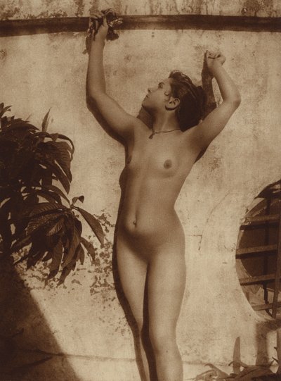 Italiaanse vrouw (uit Sicilië) door Baron Wilhelm von Gloeden