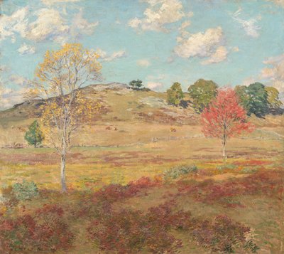 Vroege Herfst door Willard Leroy Metcalf