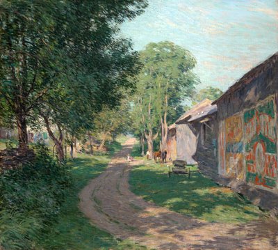 Midzomerschaduwen door Willard Leroy Metcalf