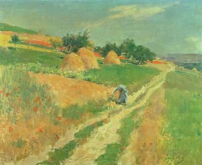 Wilde Bloemen Plukken door Willard Leroy Metcalf