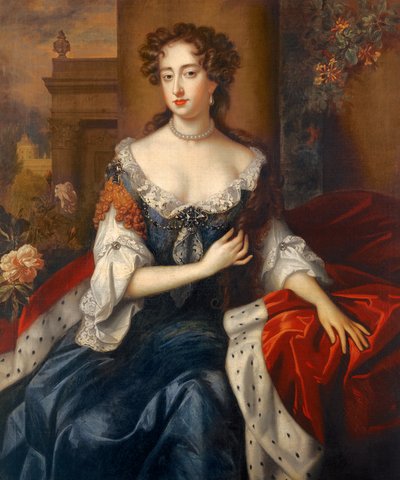 Koningin Maria II c.1685 door Willem (studio of) Wissing