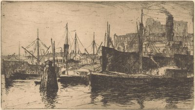 Rotterdam door Willem Adrianus Grondhout