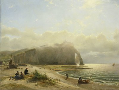 Zeegezicht bij de kust door Willem Anthonie van Deventer