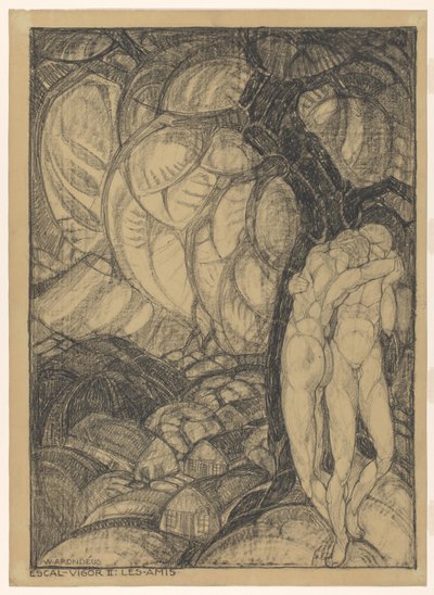Escal-Vigor II: Les Amis door Willem Arondéus (signed by artist)