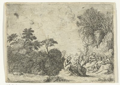 Fluitspelende sater door Willem Basse