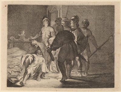 De Dood van Cato, 1634 door Willem Basse