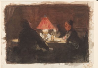 Bij de lamp door Willem Bastiaan Tholen