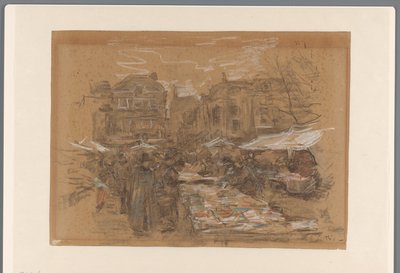 Boekenmarkt in Den Haag door Willem Bastiaan Tholen