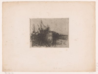 Brug over een sloot, bij Giethoorn door Willem Bastiaan Tholen