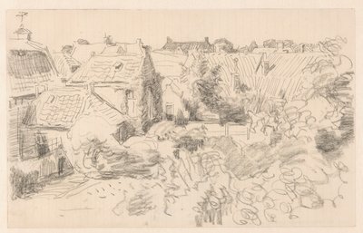 Daken en tuinen in Enkhuizen door Willem Bastiaan Tholen