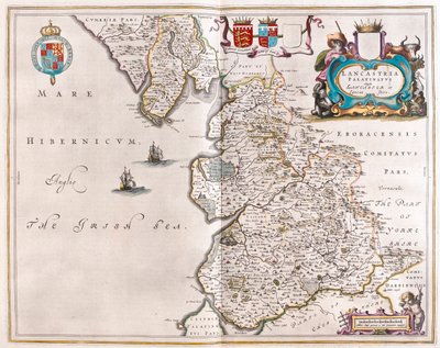 Lancaster en Lancastshire, in 