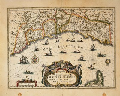 Kaart van het hertogdom Monferrato, door Willem Blaeu, gravure uit Regionum Italiae door Willem Blaeu