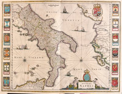 Napels, Italië, in 