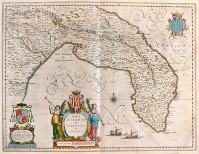 Otranto, Salento, Lecce, Puglia, Italië, in 