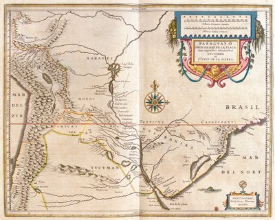 Paraguay en Rio d la Plata, in 