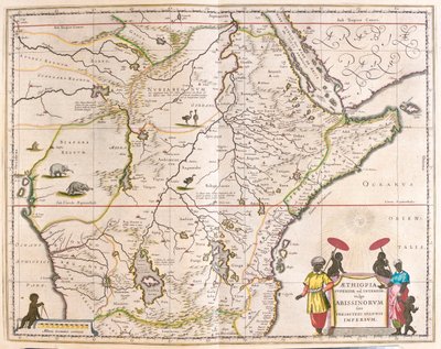 Midden- en Oost-Afrika, inclusief Mozambique, in 