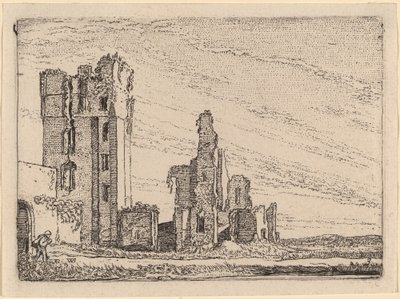Twee Ruïnes (Huys te Kleef bij Haarlem) door Willem Buytewech