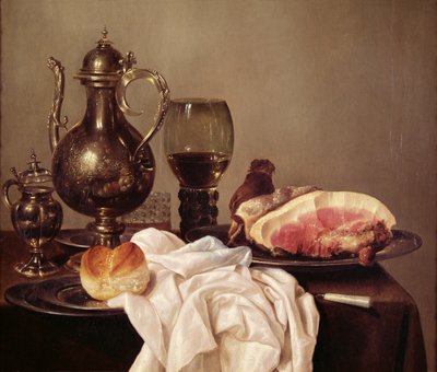 Ontbijt Stilleven door Willem Claesz. Heda
