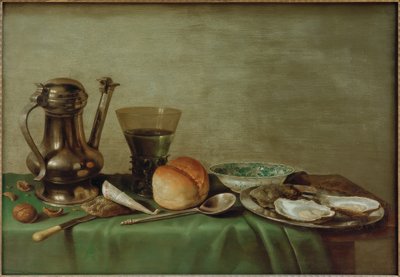 Ontbijt stilleven door Willem Claesz. Heda