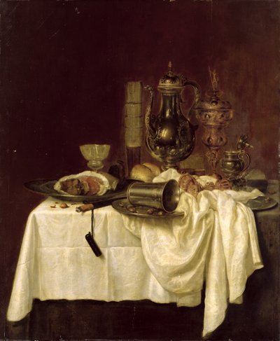 Stilleven, 1638 door Willem Claesz. Heda