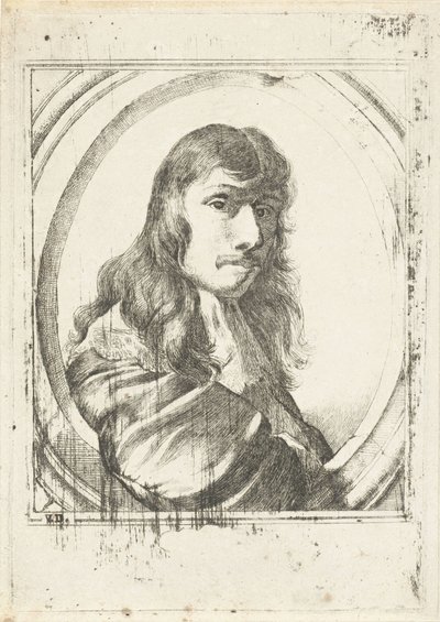 Zelfportret van Nicolaes van Helt Stockade door Willem Cornelis van Dijk