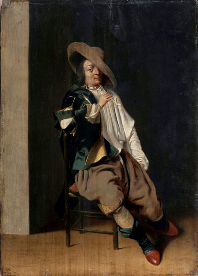 Een roker door Willem Cornelisz Duyster