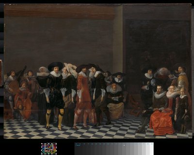 Een bruiloftsfeest, traditioneel 