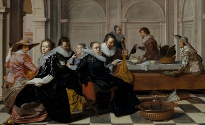 Muzikaal feest door Willem Cornelisz Duyster