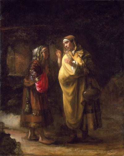 Ruth en Naomi door Willem Drost