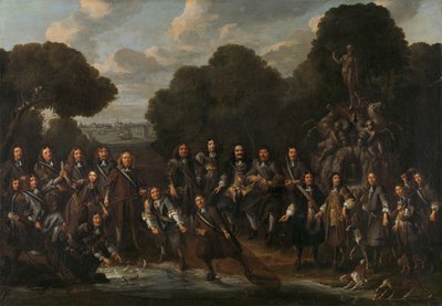 Allegorie op de bloei van de Nederlandse visserij na de Tweede Engels-Nederlandse Oorlog (1665-67) door Willem Eversdijck (attributed to)