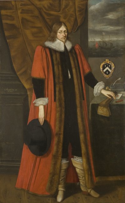 Portret van Robert Yeamans door Willem Flessiers