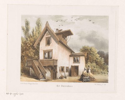 Duivenhuis in Artis door Willem Hekking jr.