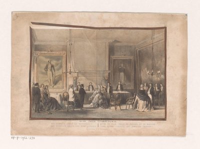 Raad- en trouwzaal in Amsterdam door Willem Hekking jr.