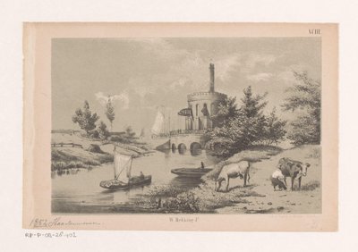 Stoomgemaal De Cruquius in Haarlemmermeer door Willem Hekking jr.