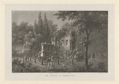 Sint-Maartenskapel (Valkhof) te Nijmegen door Willem Hendrik Hoogkamer