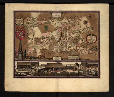 Afbeelding van de zoutmijn van Wieliczka door Wilhelm Hondius, Polen door Willem Hondius