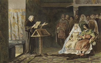 Melis Stoke aan het hof van Graaf Jan II van Holland door Willem II Steelink