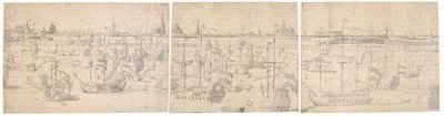 De Nederlandse Vloot bij Kopenhagen 1658 door Willem I van de Velde