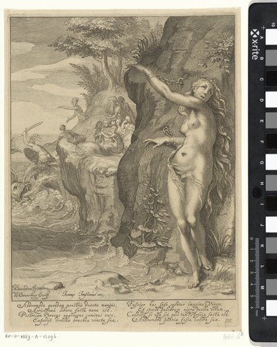 Perseus en Andromeda door Willem Isaacsz. van Swanenburg
