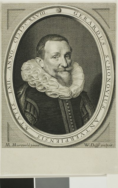Gerard van Schoonhoven door Willem Jacobsz. Delff
