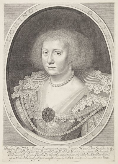 Portret van Amalia van Solms door Willem Jacobsz Delff